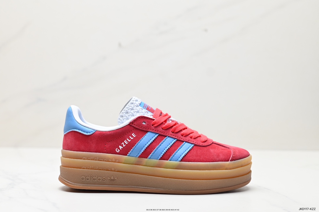 160 阿迪达斯Adidas Originals Gazelle Bold W 羚羊松糕板鞋 IE0421