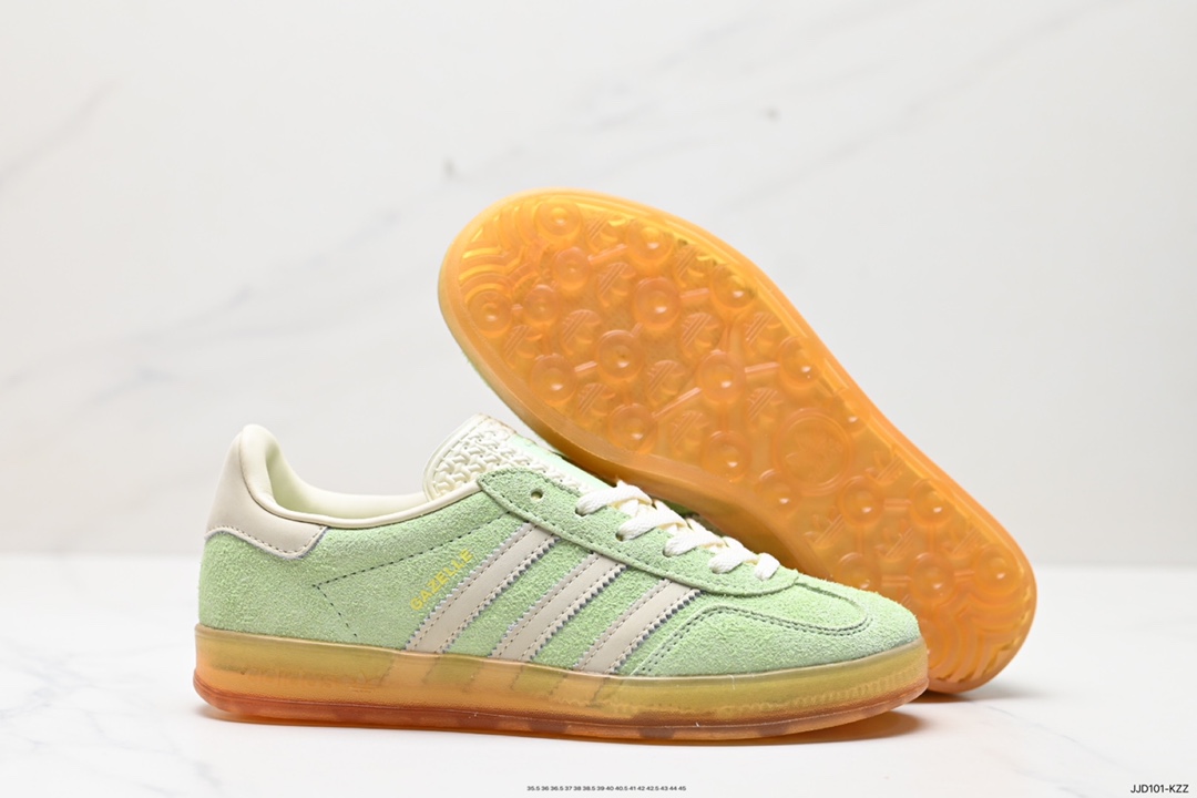 130 adlidas originals Gazelle Indoor ”棕白“  IE2948