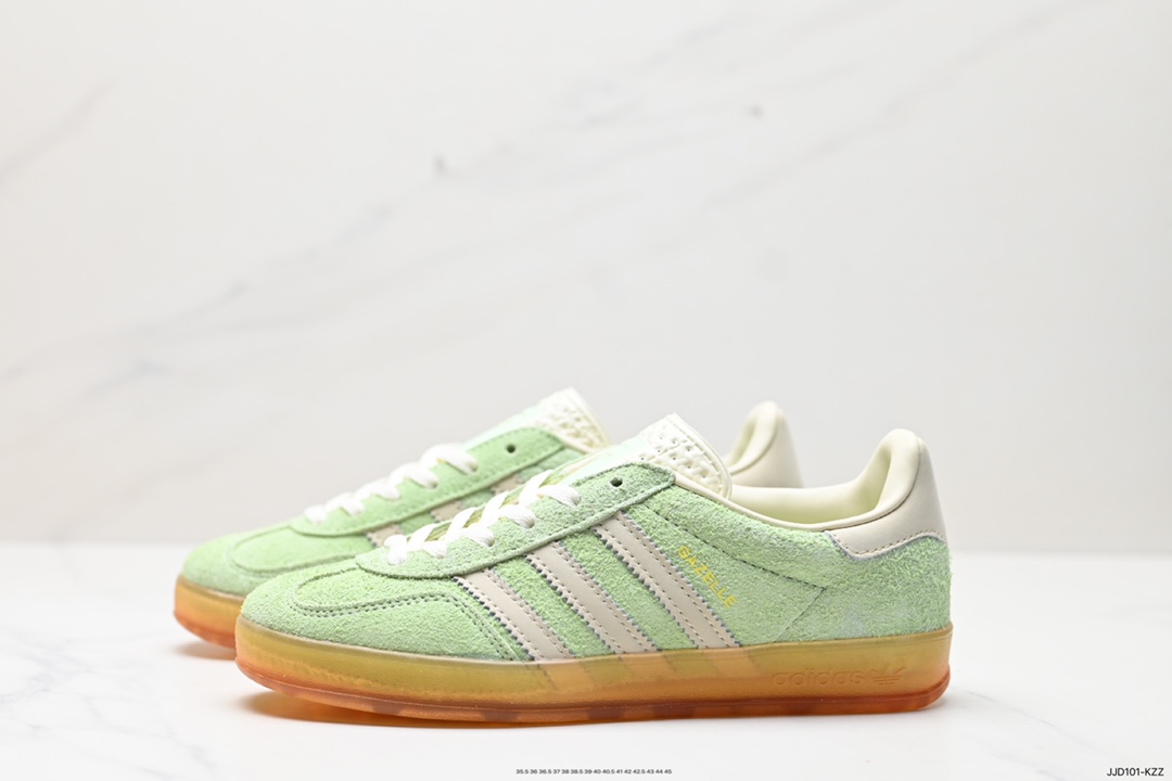 130 adlidas originals Gazelle Indoor ”棕白“  IE2948