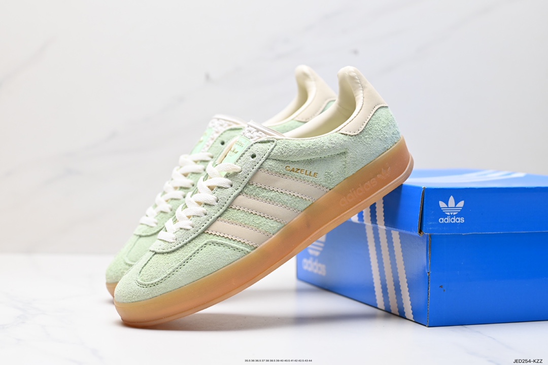 150 adlidas originals Gazelle Indoor ”棕白“ 这款阿迪达斯运动鞋 IE2948