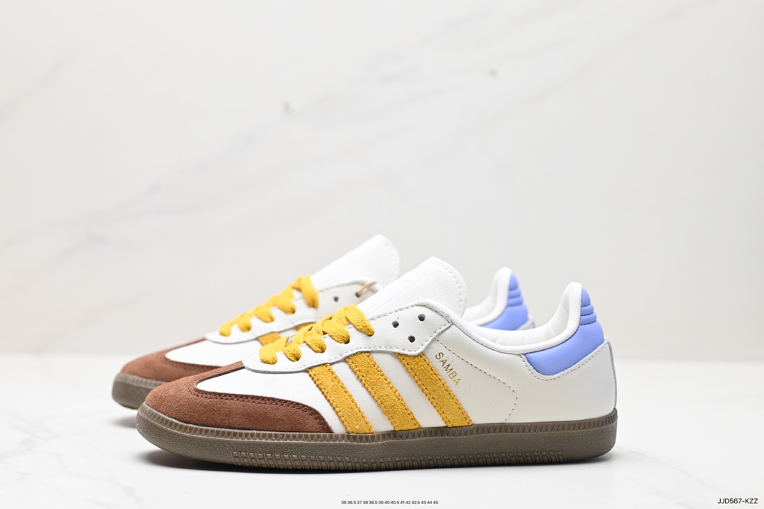 130 阿迪达斯Adidas originals Gazelle Indoor ”棕紫绿“ IE0875