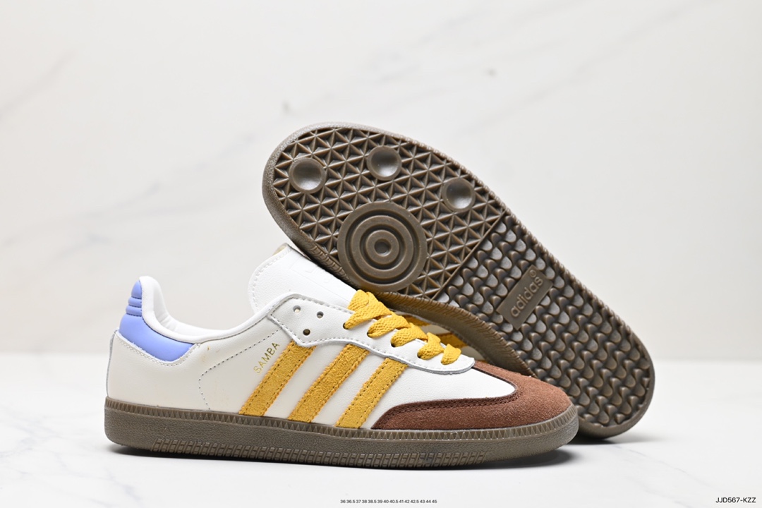 130 阿迪达斯Adidas originals Gazelle Indoor ”棕紫绿“ IE0875