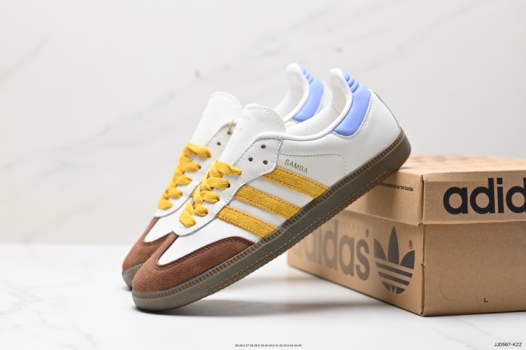 130 阿迪达斯Adidas originals Gazelle Indoor ”棕紫绿“ IE0875