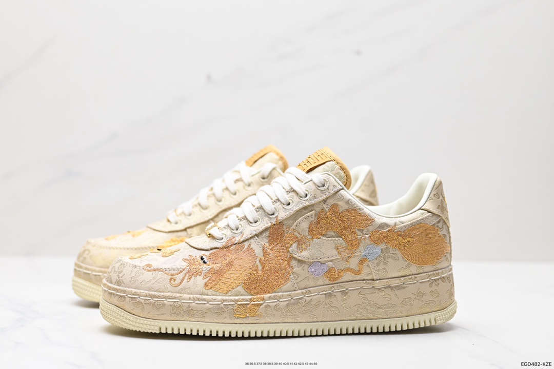 410 Nk Air Force 1 ’07 “喜喜”中国风 空军龙凤呈祥 Nike Air Force 1 XIXI（HJ4285-777）