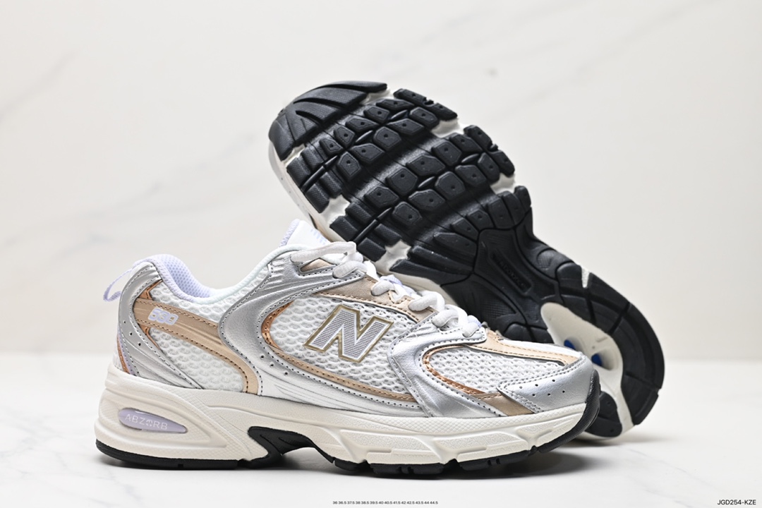 180 New Balance MR530系列复古老爹风网布跑步休闲运动鞋 MR530ZG