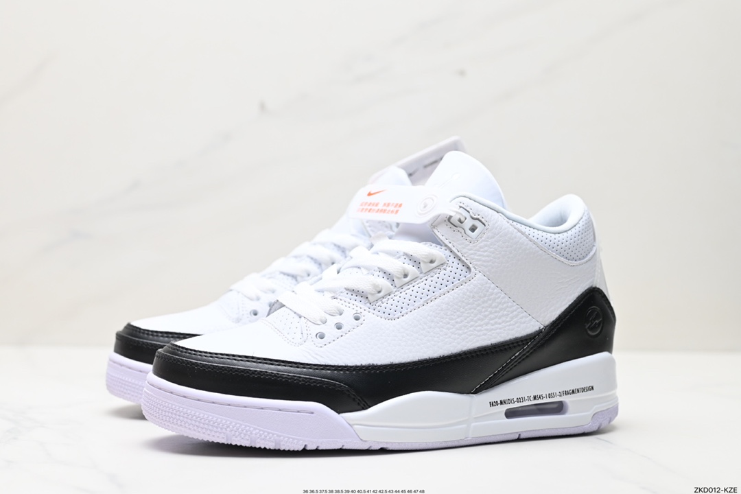 270 潮流教父藤原浩主理品牌Fragment Design x Air Jordan 3 SP”Fragment“迈克尔·乔丹AJ3代篮球鞋 DA3595-100