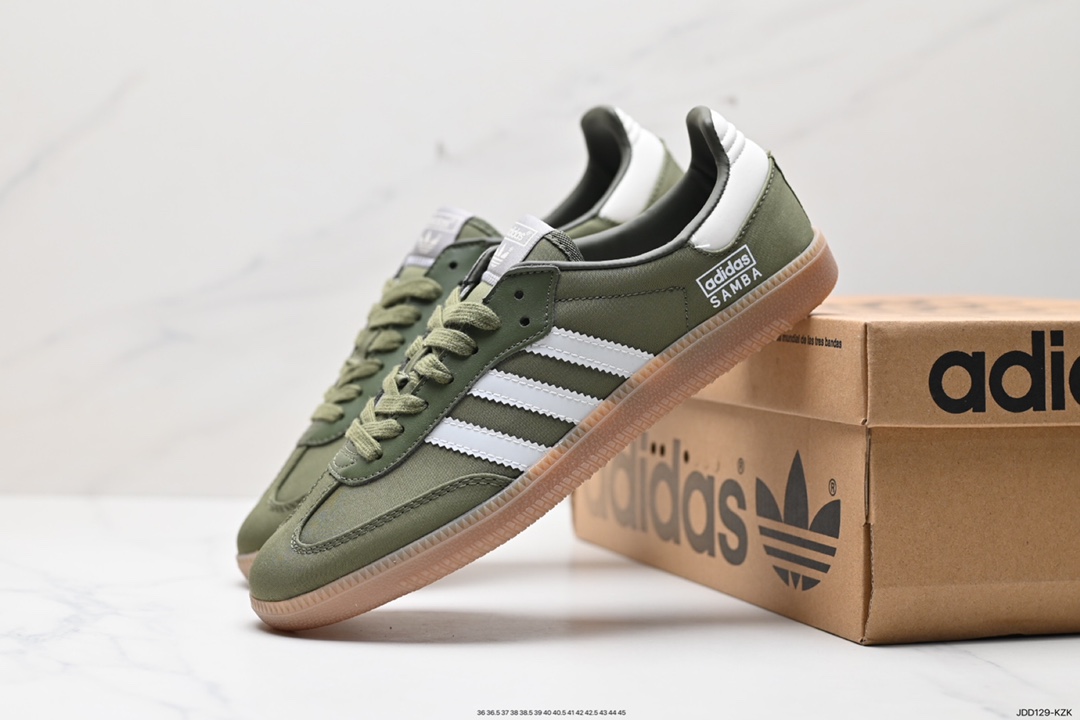 120 阿迪达斯三叶草ADIDAS SAMBA OG桑巴舞系列板鞋 IG6169