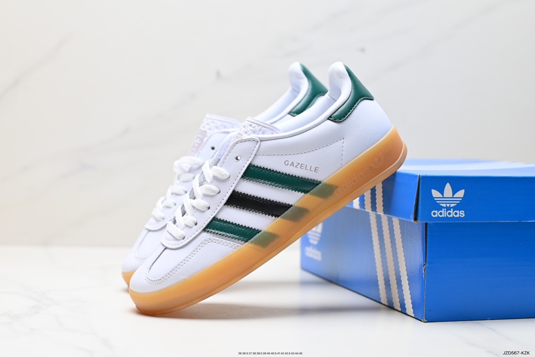 140 Adidas Gazelle Indoor 瞪羚室内鞋系列低帮板鞋 ID1008