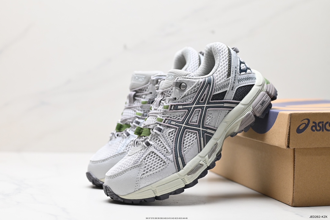 150 Asics Gel-Kahana 8 系列 浅灰 亚瑟士经典户外跑鞋 1013A137-400