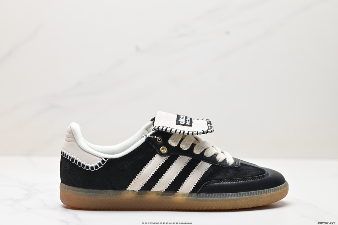 180 阿迪达斯AdidasOriginals Wb Pony Tonal Samba 桑巴舞板鞋 IE0580