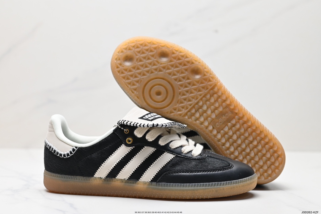 180 阿迪达斯AdidasOriginals Wb Pony Tonal Samba 桑巴舞板鞋 IE0580