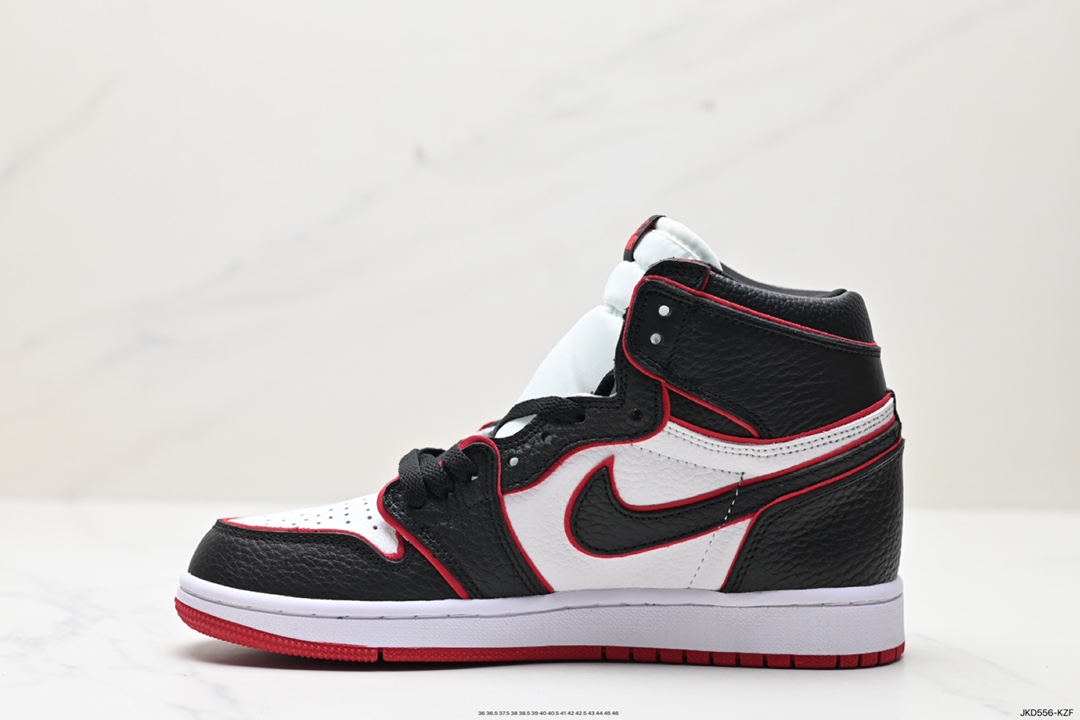 160 耐克Nike Air Jordan 1 Retro High OG”Black/White“AJ1代篮球鞋 555088-062