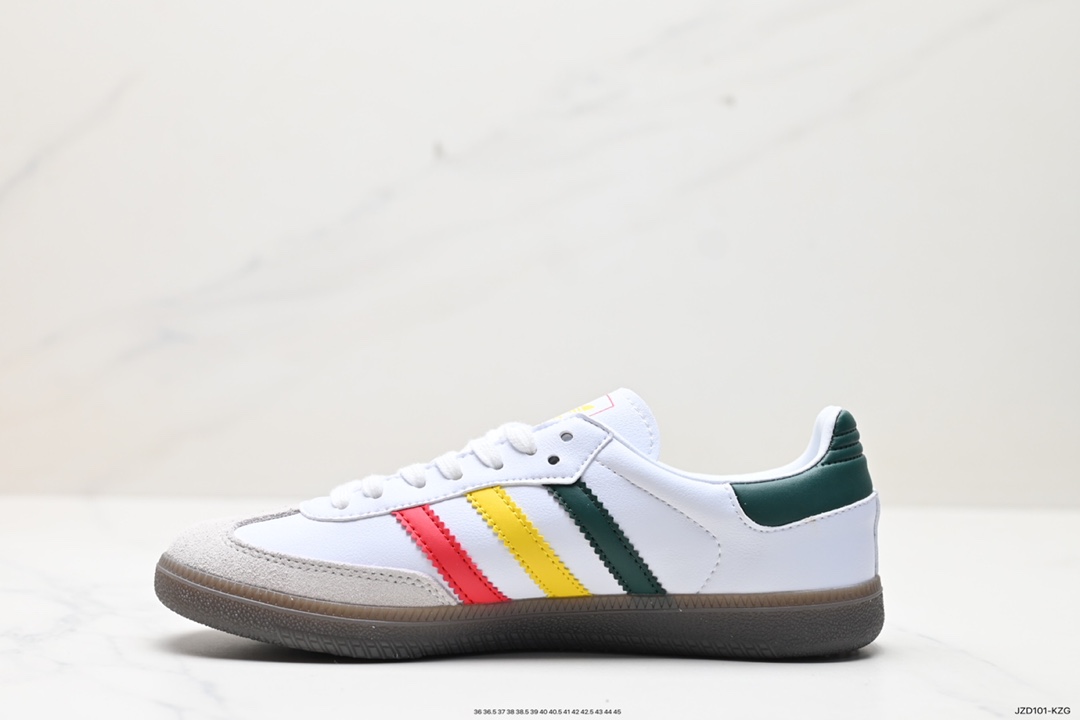 140 阿迪达斯三叶草Adidas Originals Samba Vegan OG”SPD”桑巴舞板鞋 IH3118