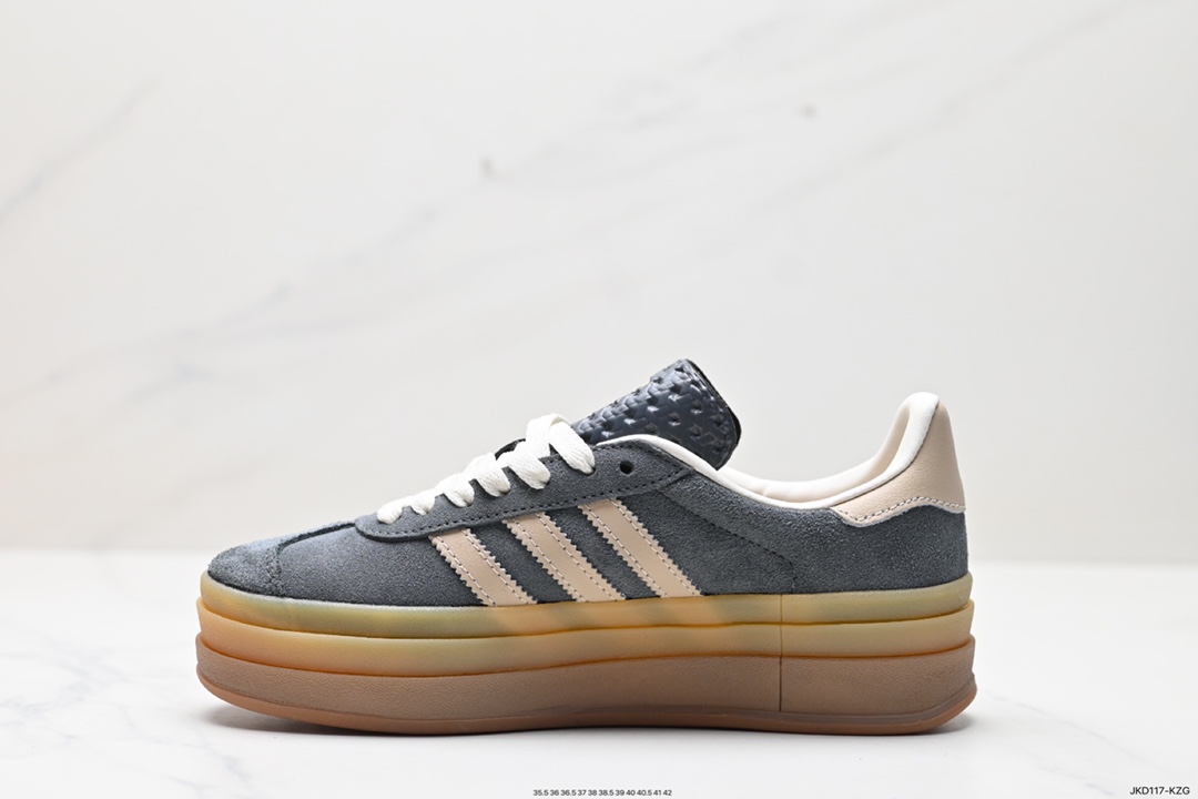 160 阿迪达斯Adidas Originals Gazelle Bold W 羚羊板鞋 IE0428