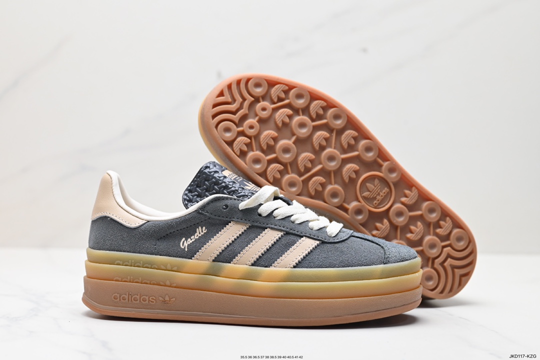 160 阿迪达斯Adidas Originals Gazelle Bold W 羚羊板鞋 IE0428