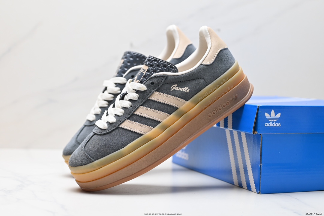 160 阿迪达斯Adidas Originals Gazelle Bold W 羚羊板鞋 IE0428