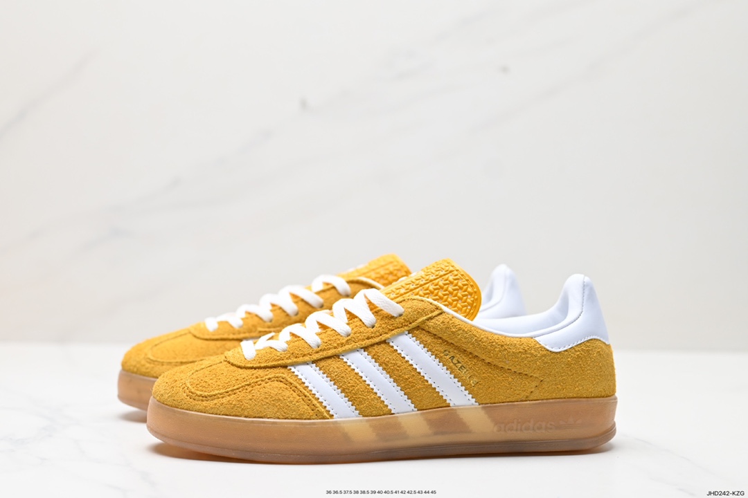 190 阿迪达斯Adidas Originals Gazelle Indoor 三叶草复古防滑耐磨低帮板鞋 HQ8717