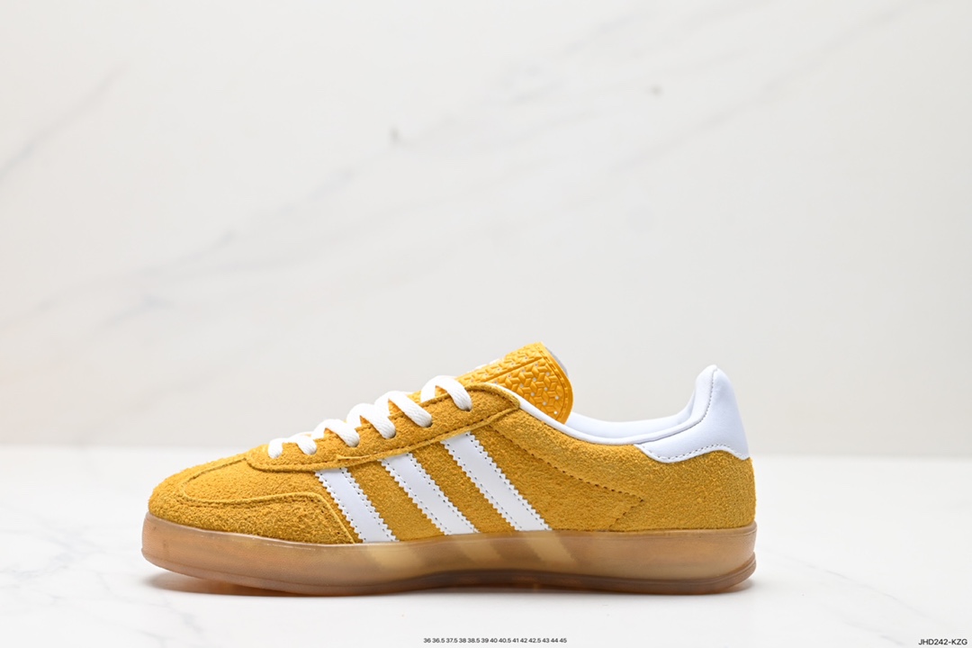 190 阿迪达斯Adidas Originals Gazelle Indoor 三叶草复古防滑耐磨低帮板鞋 HQ8717