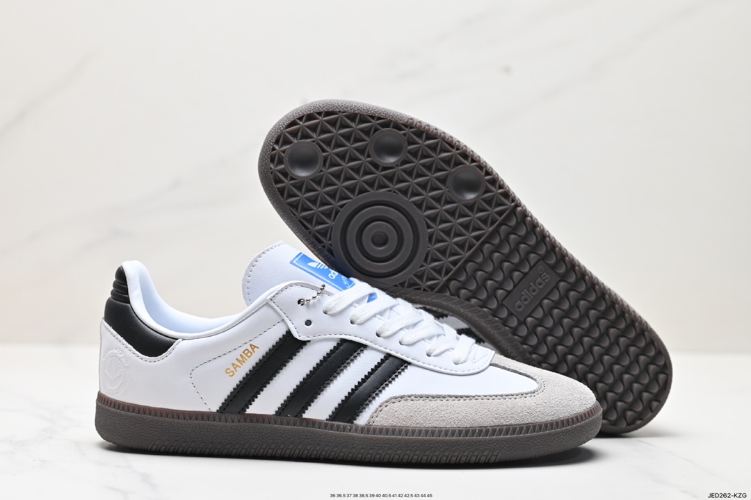 150 阿迪达斯三叶草Adidas Originals Samba Vegan OG”SPD“桑巴舞板鞋 ID2055