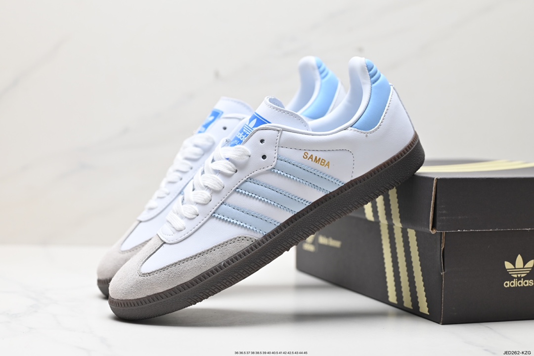 150 阿迪达斯三叶草Adidas Originals Samba Vegan OG”SPD“桑巴舞板鞋 ID2055