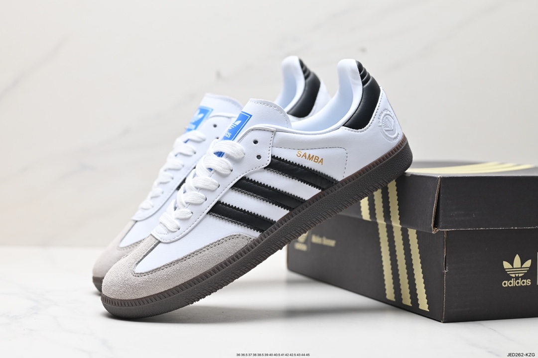 150 阿迪达斯三叶草Adidas Originals Samba Vegan OG”SPD“桑巴舞板鞋 ID2055