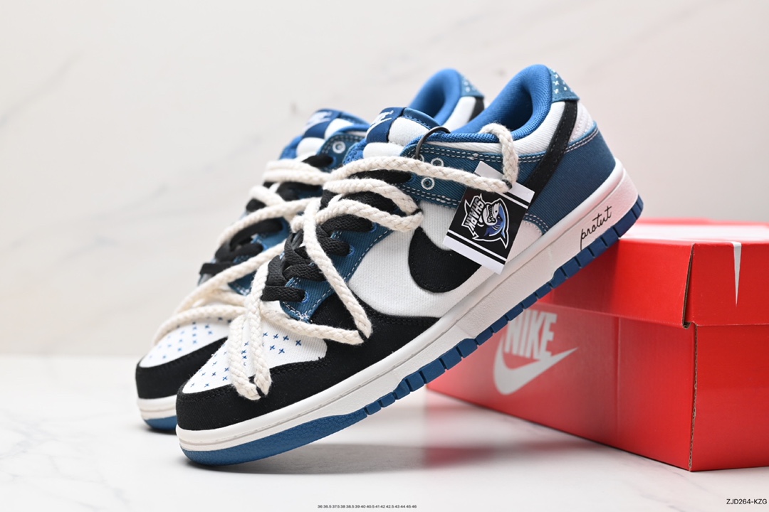 240 Nike SB Dunk Low 解构抽绳鞋带  DV0834-101