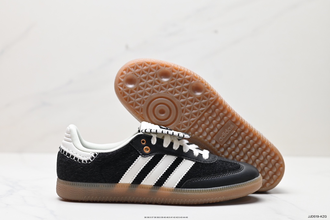 130 阿迪达斯AdidasOriginals Wb Pony Tonal Samba 桑巴舞板鞋 IE0580