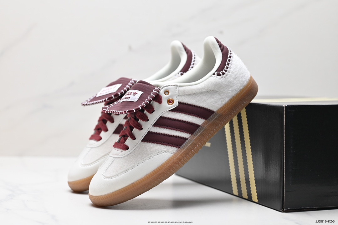 130 阿迪达斯AdidasOriginals Wb Pony Tonal Samba 桑巴舞板鞋 IE0580