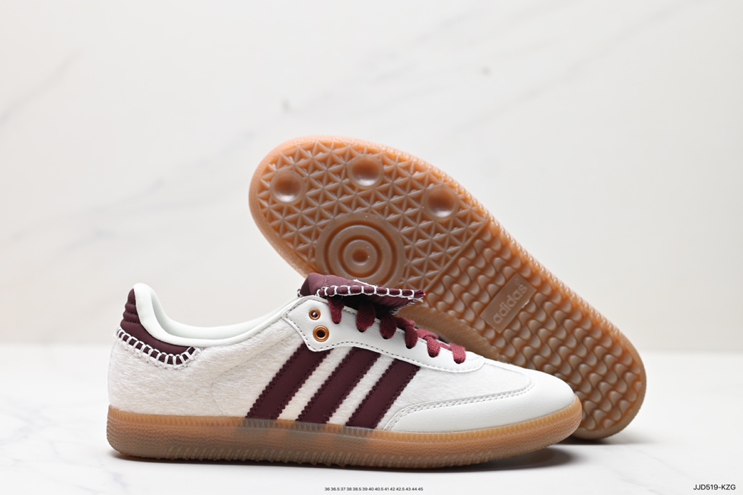 130 阿迪达斯AdidasOriginals Wb Pony Tonal Samba 桑巴舞板鞋 IE0580