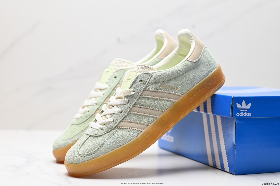 adlidas originals Gazelle Indoor ”棕白“ 这款阿迪达斯运动鞋 IE2948