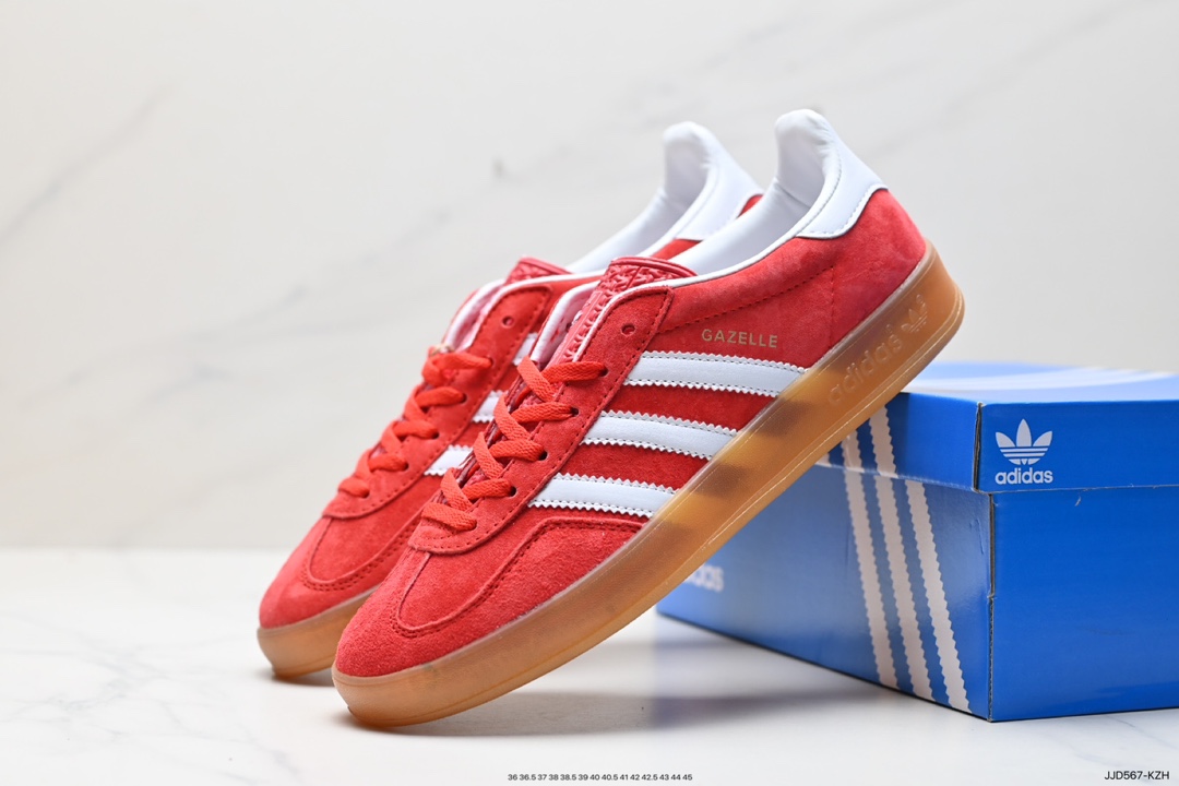 adlidas originals Gazelle Indoor ”棕白“ 这款阿迪达斯运动鞋 IE2948