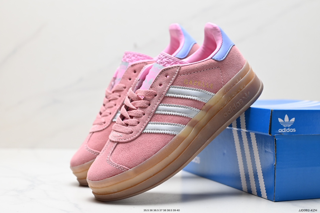 130 阿迪达斯Adidas Originals Gazelle Bold W 羚羊松糕板鞋 JH5539