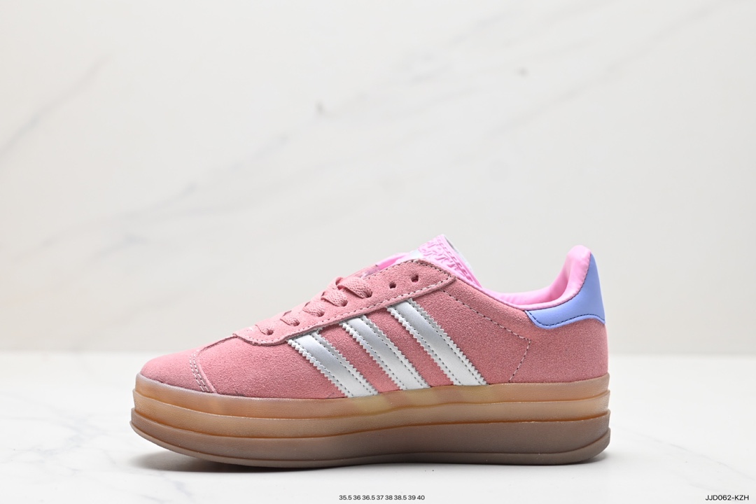 130 阿迪达斯Adidas Originals Gazelle Bold W 羚羊松糕板鞋 JH5539