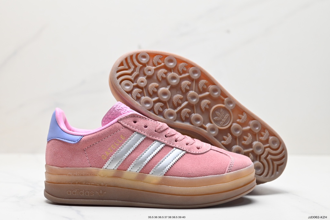 130 阿迪达斯Adidas Originals Gazelle Bold W 羚羊松糕板鞋 JH5539