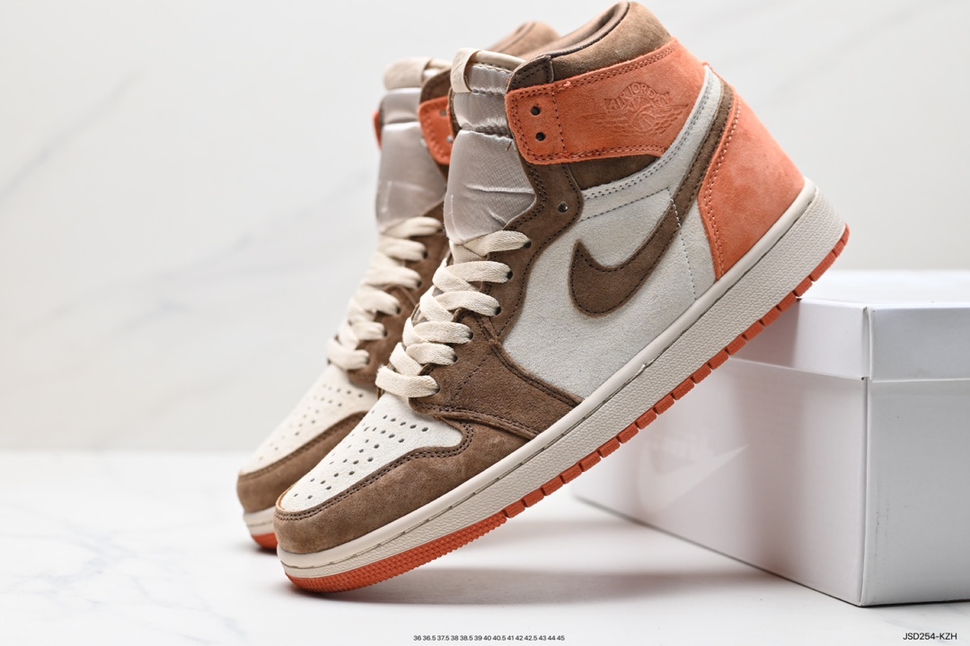 200 Air Jordan 1 High OG ”Dusted Clay” AJ1 乔1沙丘可可色 高帮篮球鞋 FQ2941-200