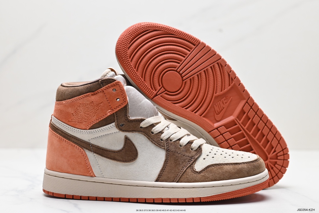 200 Air Jordan 1 High OG ”Dusted Clay” AJ1 乔1沙丘可可色 高帮篮球鞋 FQ2941-200