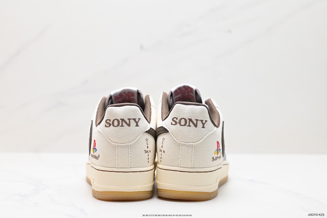 180 耐克NK Travis Scott x Playstation x Nike Air Force1 Low三方联名 BQ5826-208