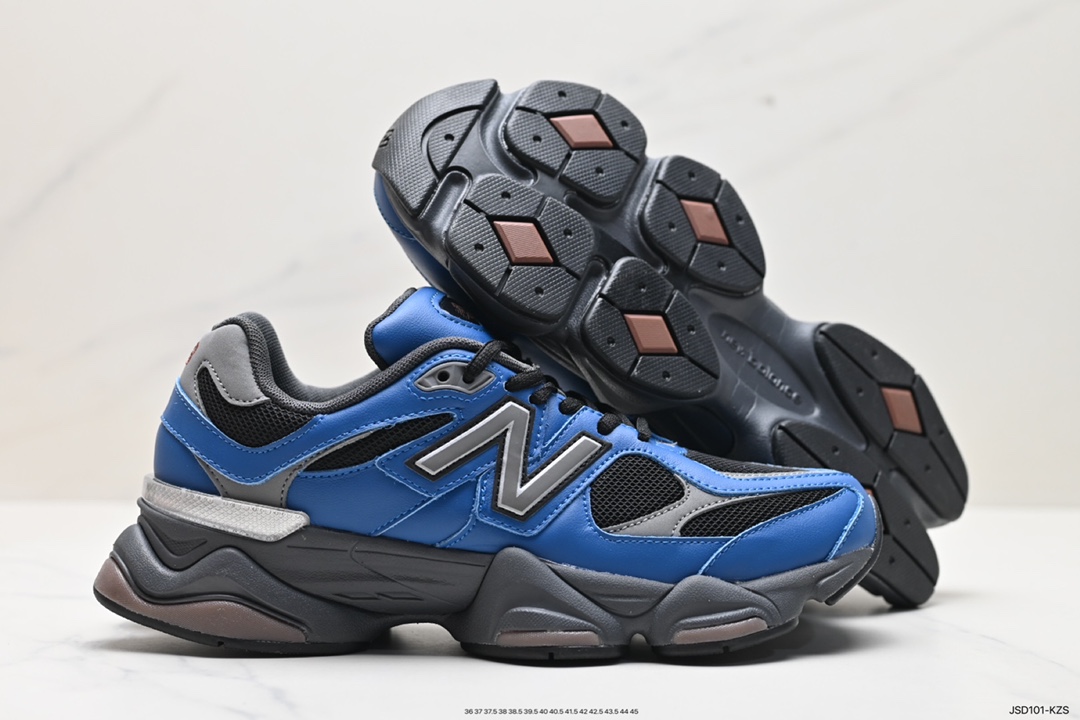 200 New Balance 9060”Black/Blue Agate“系列复古跑步鞋“玛瑙蓝灰黑”U9060NRH