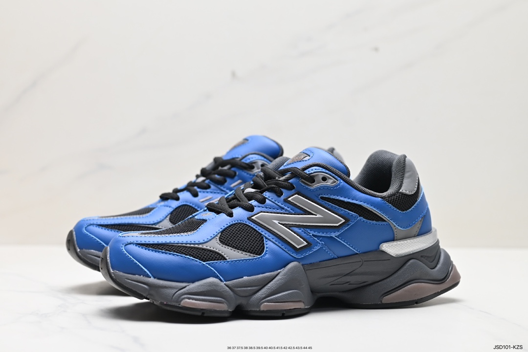 200 New Balance 9060”Black/Blue Agate“系列复古跑步鞋“玛瑙蓝灰黑”U9060NRH