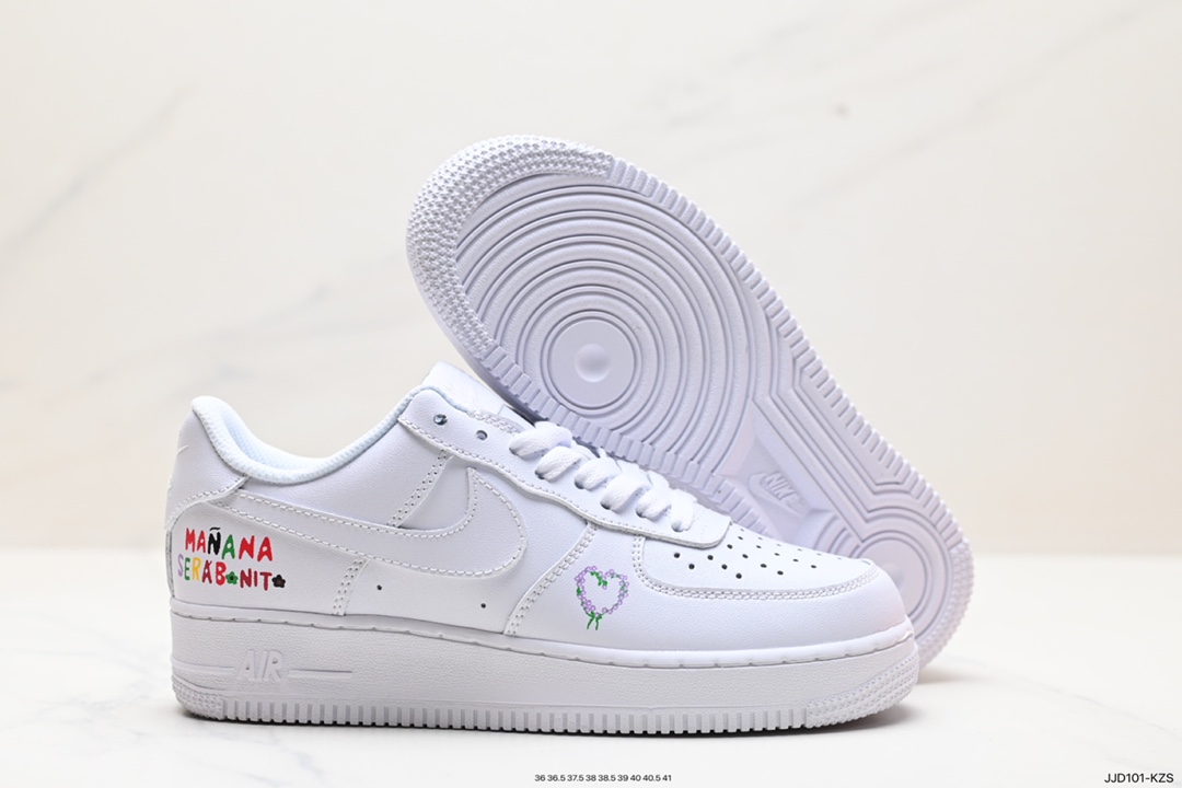 130 耐克Nike Air Force 1 Low 空军一号低帮百搭休闲运动板鞋 315122-111