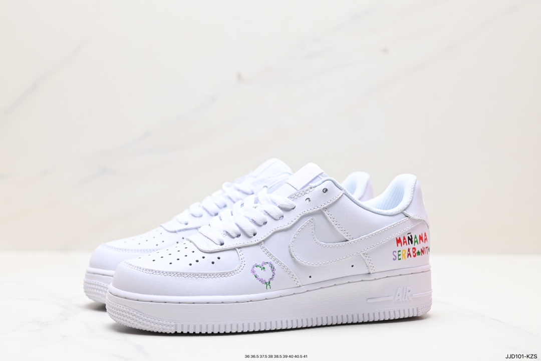 130 耐克Nike Air Force 1 Low 空军一号低帮百搭休闲运动板鞋 315122-111