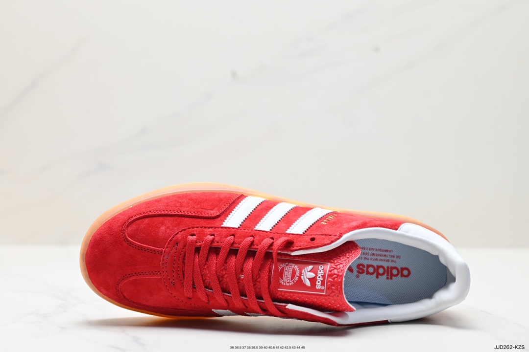 130 阿迪达斯Adidas Originals Gazelle Indoor 三叶草复古防滑耐磨低帮板鞋 HQ8717