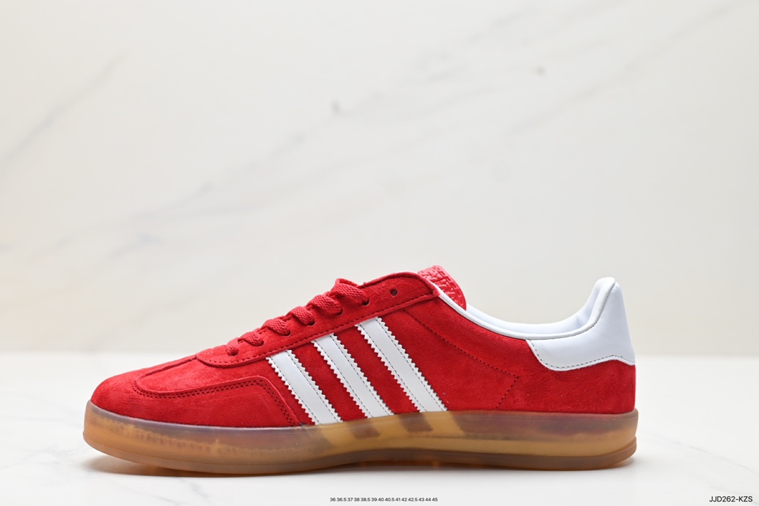 130 阿迪达斯Adidas Originals Gazelle Indoor 三叶草复古防滑耐磨低帮板鞋 HQ8717