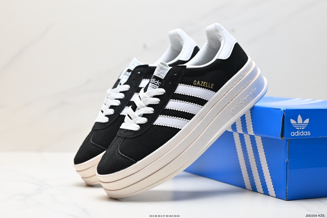 120 阿迪达斯Adidas Gazelle Bold w 低帮复古百搭休闲运动板鞋 HO6122