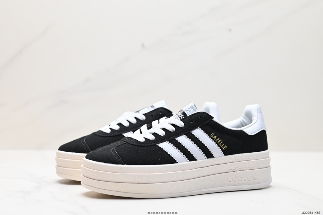 120 阿迪达斯Adidas Gazelle Bold w 低帮复古百搭休闲运动板鞋 HO6122