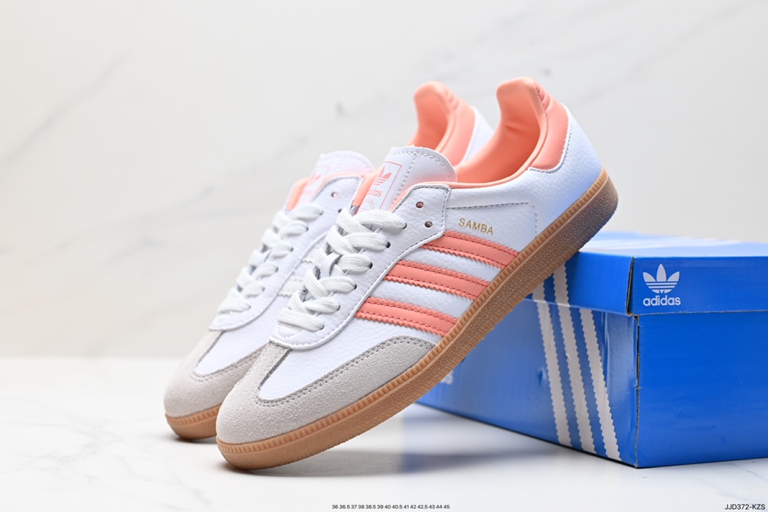 130 阿迪达斯三叶草Adidas Originals Samba Vegan OG”SPD“桑巴舞板鞋 IG5932