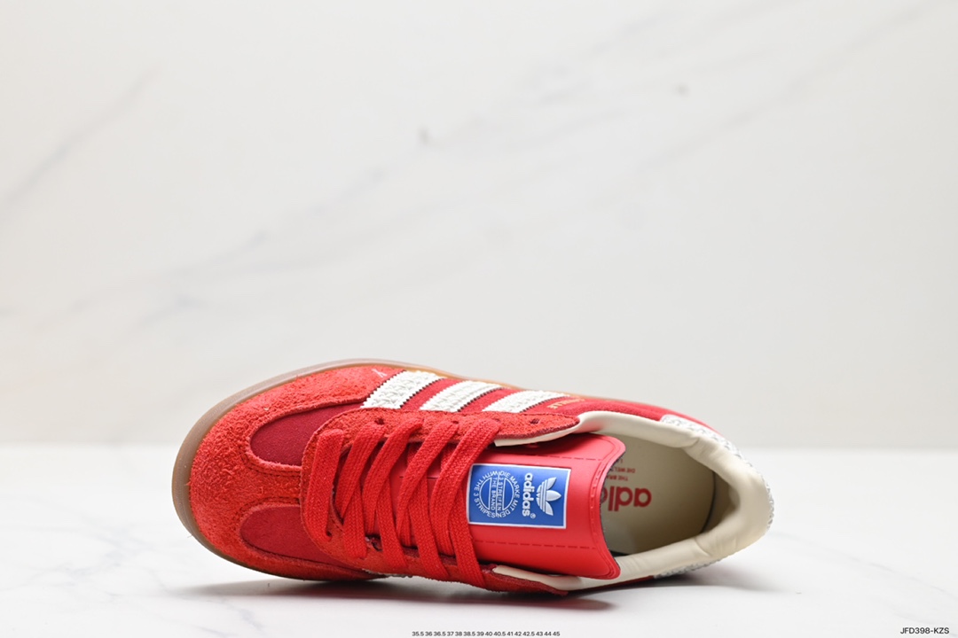 170 adidas Originals Gazelle INdoor 三叶草休闲防滑耐磨低帮板鞋 IF1808