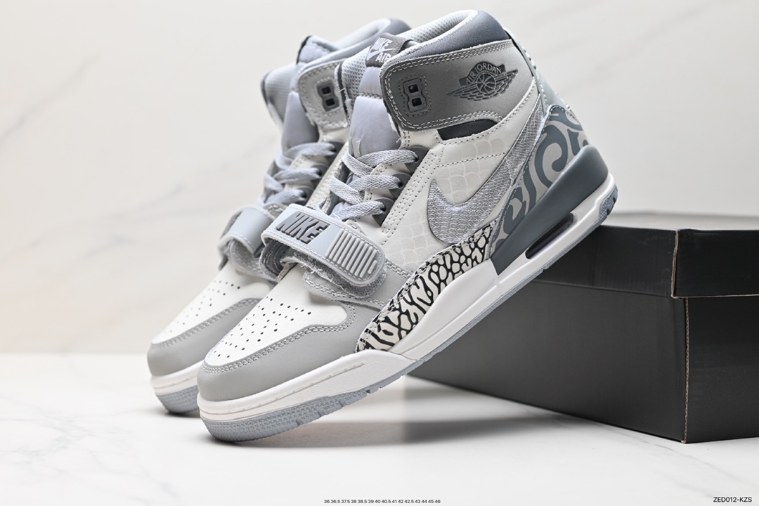 260 Nike Air Jordan Legacy 312 High”Wolf Grey”乔丹篮球鞋“灰太狼暗棕”AV3922-002