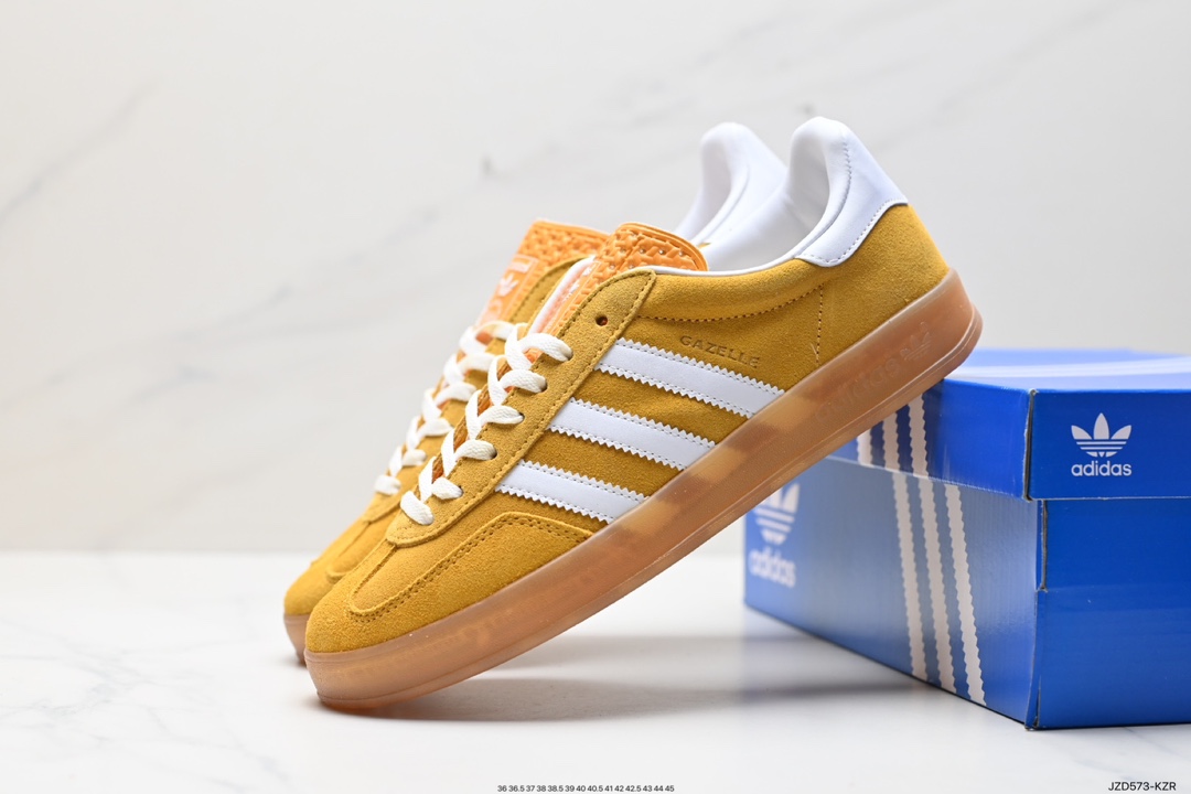 140 阿迪达斯Adidas Originals Gazelle Indoor 三叶草板鞋  IF1807