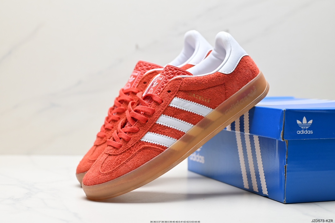 140 阿迪达斯Adidas Originals Gazelle Indoor 三叶草板鞋  IF1807